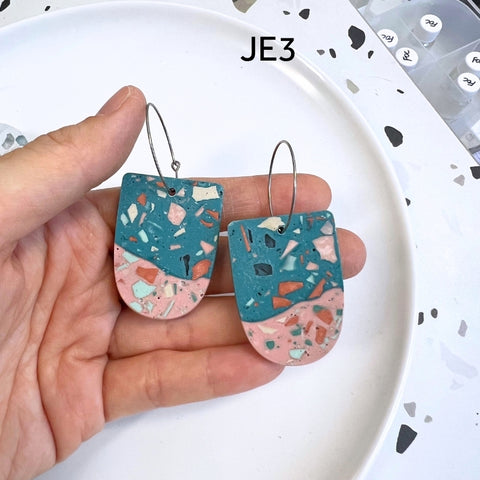 SAMPLE SALE - Jesmonite Earrings