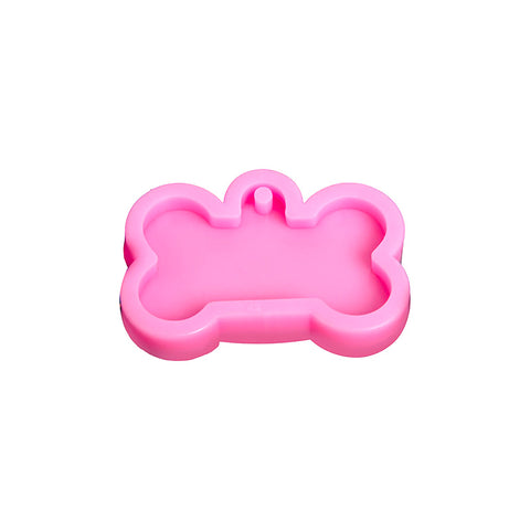 Dog Bone Tag Silicone Mould Set - No Drill