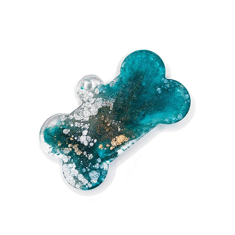 Dog Bone Tag Silicone Mould Set - No Drill