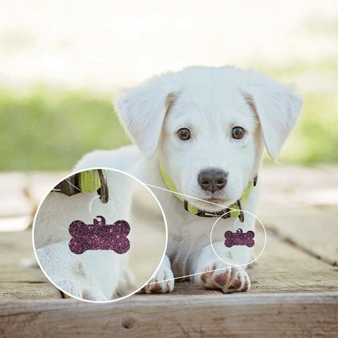 Dog Bone Tag Silicone Mould Set - No Drill