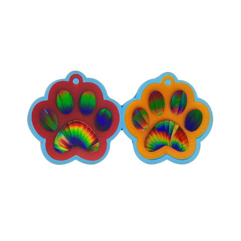 Iridescent Pet Paw Silicone Mould - No Drill