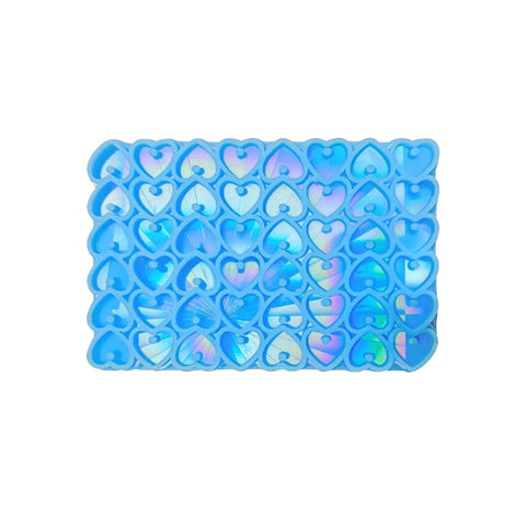 Iridescent Hearts Silicone Mould - No Drill