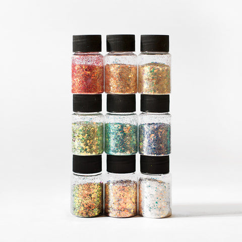 Iridescent Glitter - Set of 9 colours