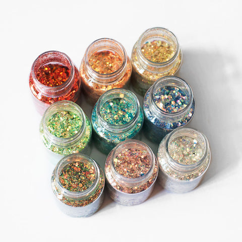 Iridescent Glitter - Set of 9 colours