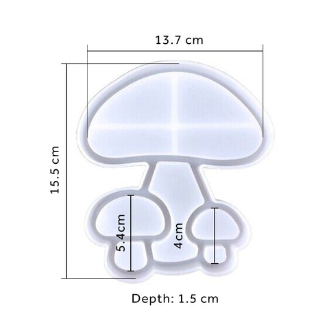 Mushroom Trinket Tray Silicone Mould