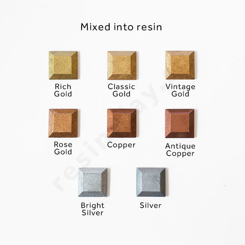 100% Pure Real Metal Powder Pigments