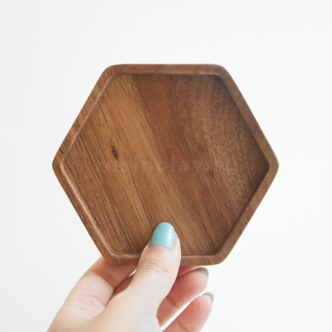 Natural Wooden Coaster Base - Set of 2 or 6