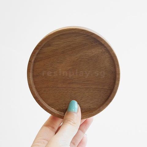 Natural Wooden Coaster Base - Set of 2 or 6