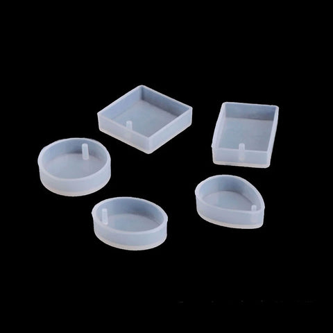 5 Pendants Silicone Mould Set - No Drill
