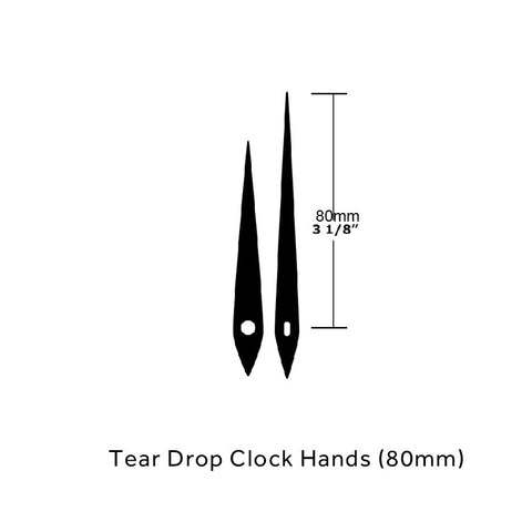 Clock Hands for Resin Artworks (Clock Movement Not Included)