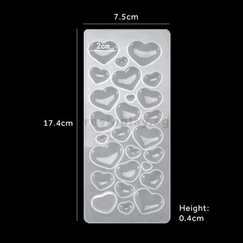 Fun Domed Charms Silicone Mould