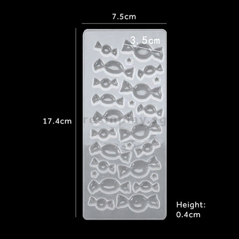 Fun Domed Charms Silicone Mould