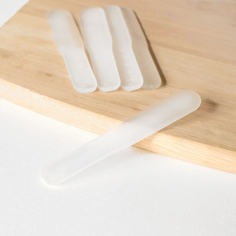 Reusable Flexible Wide Mixing Stir Sticks - Set of 5