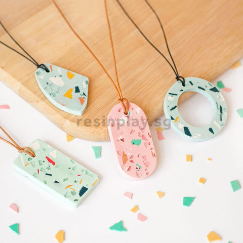 Oversized Pendants Silicone Mould - No Drill