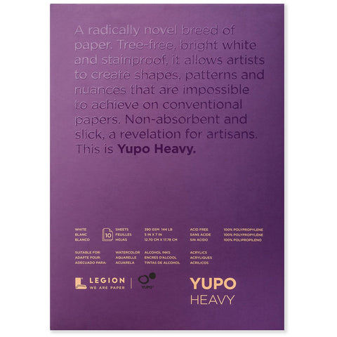 Legion Yupo Waterproof Paper for Alcohol Ink Art - Rectangle
