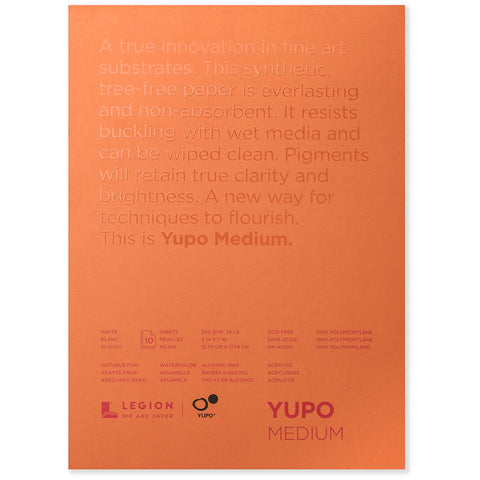 Legion Yupo Waterproof Paper for Alcohol Ink Art - Rectangle