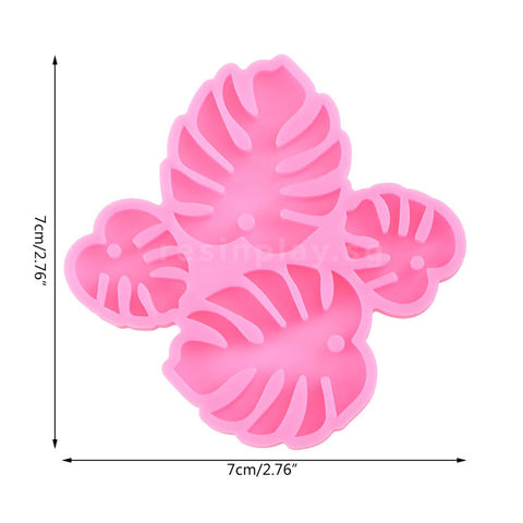 Monstera Leaves Silicone Mould - No Drill