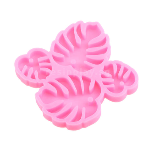 Monstera Leaves Silicone Mould - No Drill