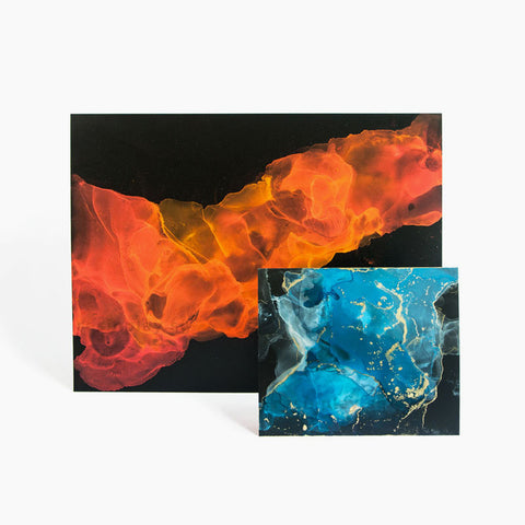 Nara Black Waterproof Paper for Alcohol Ink Art - Rectangle