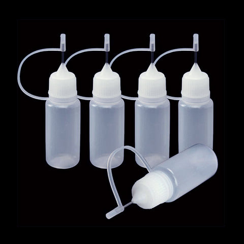 Empty Needle Dropper Bottle for Alcohol Inks - Sold Per Pc or in a Set of 5