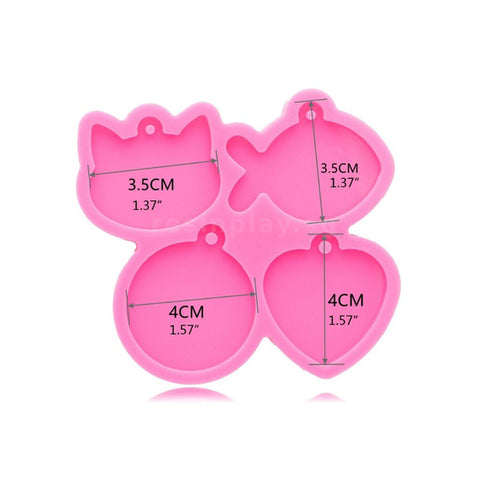 Name Tags Silicone Mould Set - No Drill