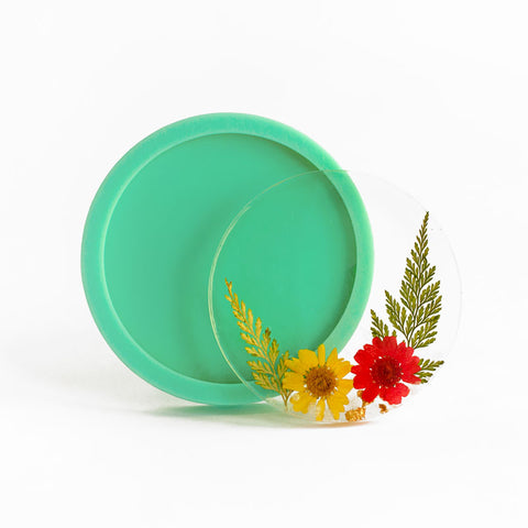 Handmade Round Coaster Silicone Mould for Resin Casting