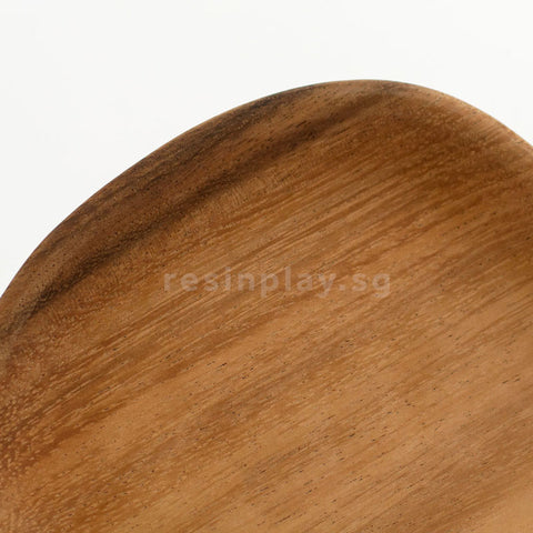 Natural Acacia Wood Pebble Dish