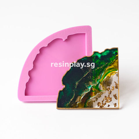 Handmade Agate Slice Coaster Silicone Mould
