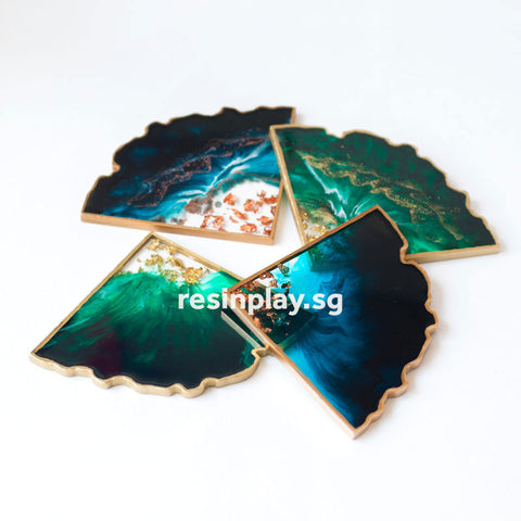 Handmade Agate Slice Coaster Silicone Mould