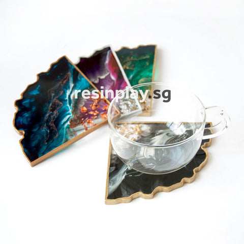 Handmade Agate Slice Coaster Silicone Mould