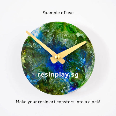 US-Made Takane Quartz Clock Movement for Resin Artworks (Clock Hands Not Included)