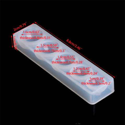 Round Cabochons Silicone Mould