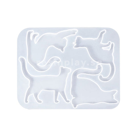 Cat Silhouettes Silicone Mould