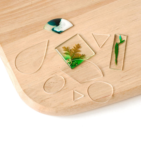 Clear Acrylic Shapes for Resin Doming