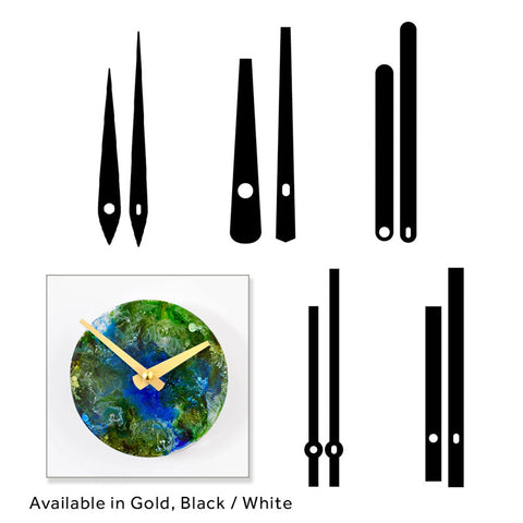 Clock Hands for Resin Artworks (Clock Movement Not Included)