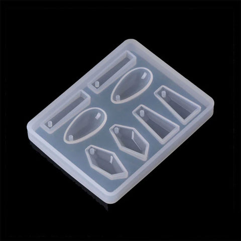 Earring Pendants Silicone Mould - No Drill