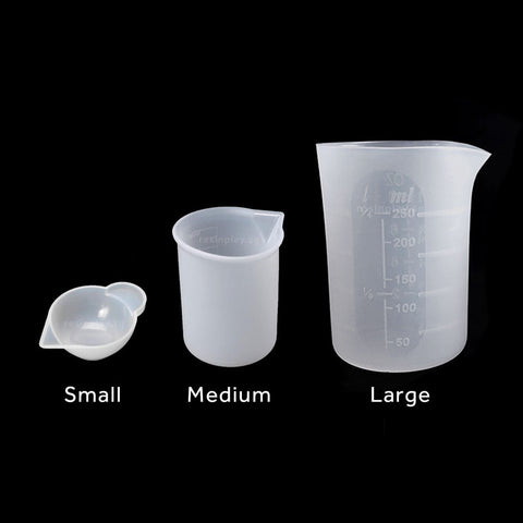 Reusable Silicone Mixing Cup for Resin and Jesmonite