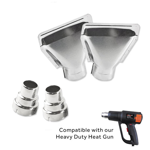 Nozzle for Large Heavy Duty Heat Gun - For Wider / More Precise Distribution of Airflow