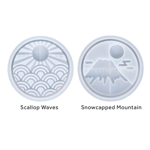 Japanese-inspired Scenic Coaster Silicone Mould