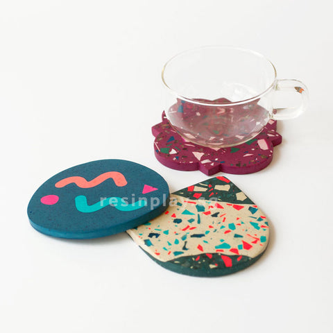Handmade Arch Coaster Silicone Mould for Casting Concrete or Jesmonite