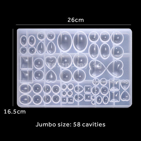 Assorted Cabochons Silicone Mould