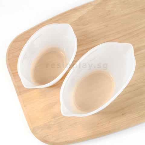 Reusable Silicone Lemon Mixing Cup - Short & Wide for Longer Pot Life