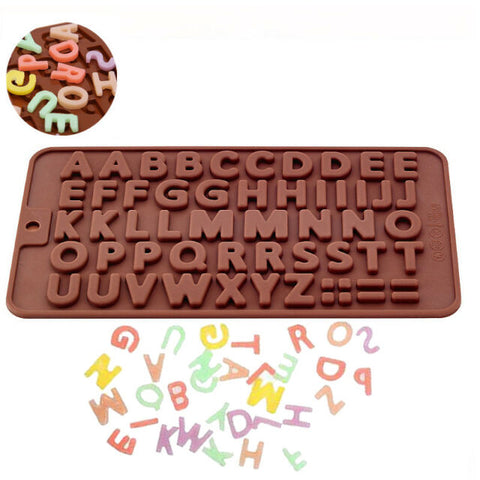 Small Alphabet 26 Letters Silicone Mould