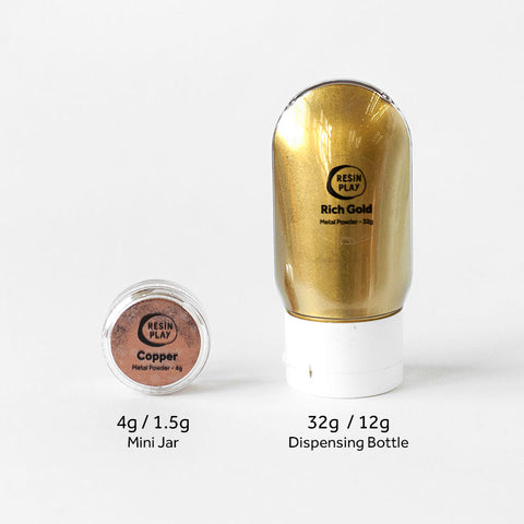 100% Pure Real Metal Powder Pigments