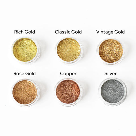 100% Pure Real Metal Powder Pigments