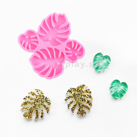 Monstera Leaves Silicone Mould - No Drill