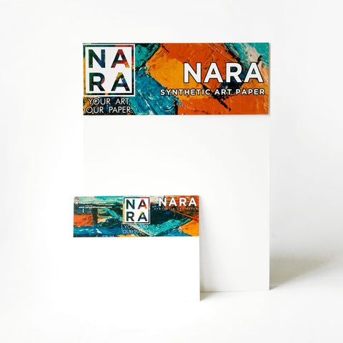 Nara White Waterproof Paper for Alcohol Ink Art - Rectangle