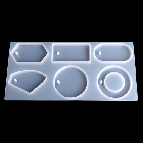Oversized Pendants Silicone Mould - No Drill