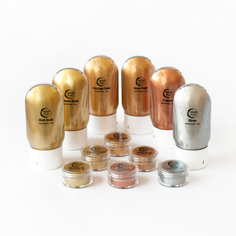 100% Pure Real Metal Powder Pigments