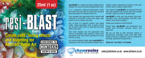 Resi-BLAST Art Dispersion Media - Food-Safe Silicone Oil For Creating Cells